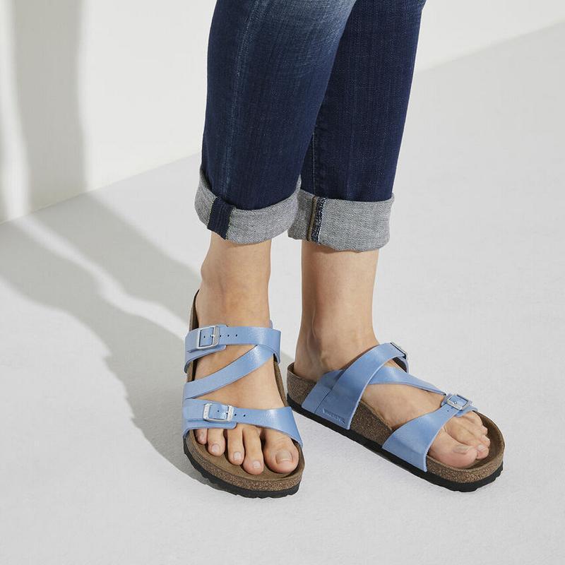 Birkenstock Salina Graceful Birko-flor Sandaler Dame Blå | DK 355CTV